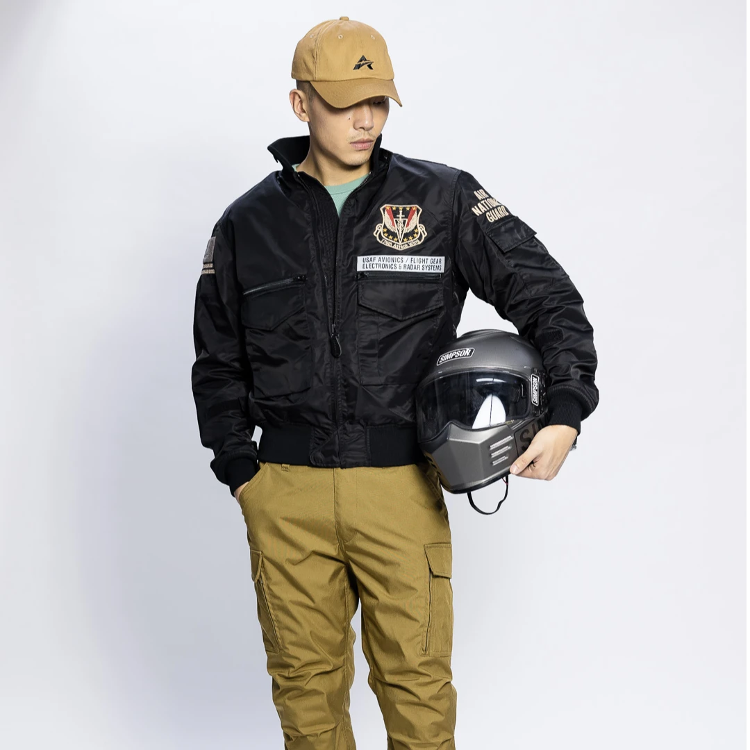 AVIREX骑行服阿汤哥壮志凌云同款ANG春秋TOPGUN空军飞行员夹克
