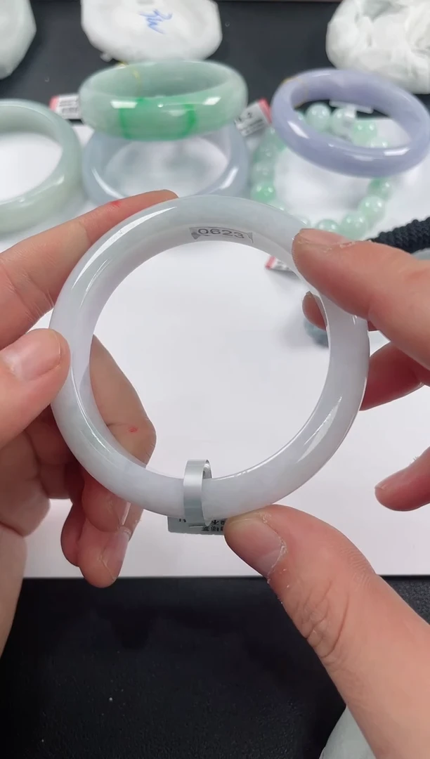 未镶嵌手镯翡翠基地发货H8857 58+