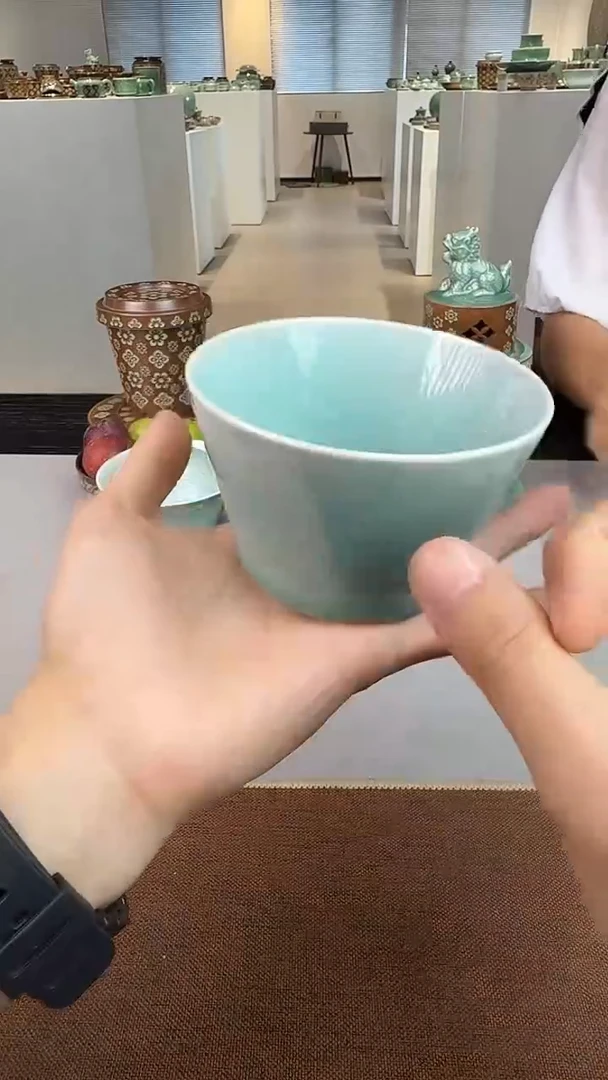 青瓷手工茶器包邮