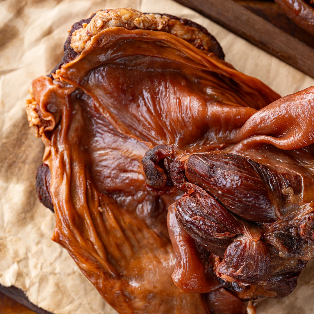 【买2带1】3袋1斤半东北熏酱猪护心肉有筋有肉开袋即食可炒菜