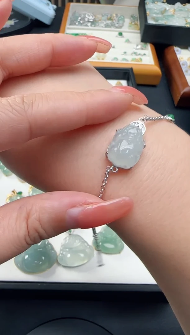 【闪购商品】翡翠颈饰银S925镶嵌TZG0118185