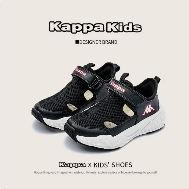 Kappa Kids夏季新款网面透气休闲运动百搭运动凉鞋2018