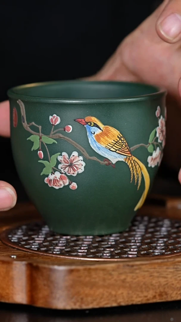 【闪购商品】紫砂茶杯喜上眉梢