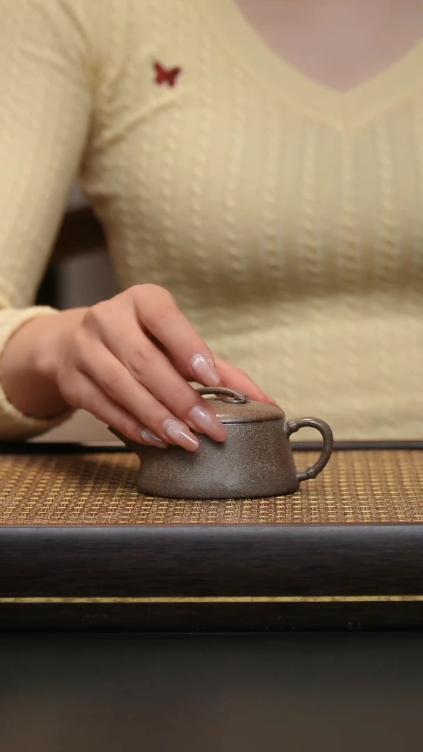 茶壶紫砂九龄君子兰柴烧 竹汉瓦