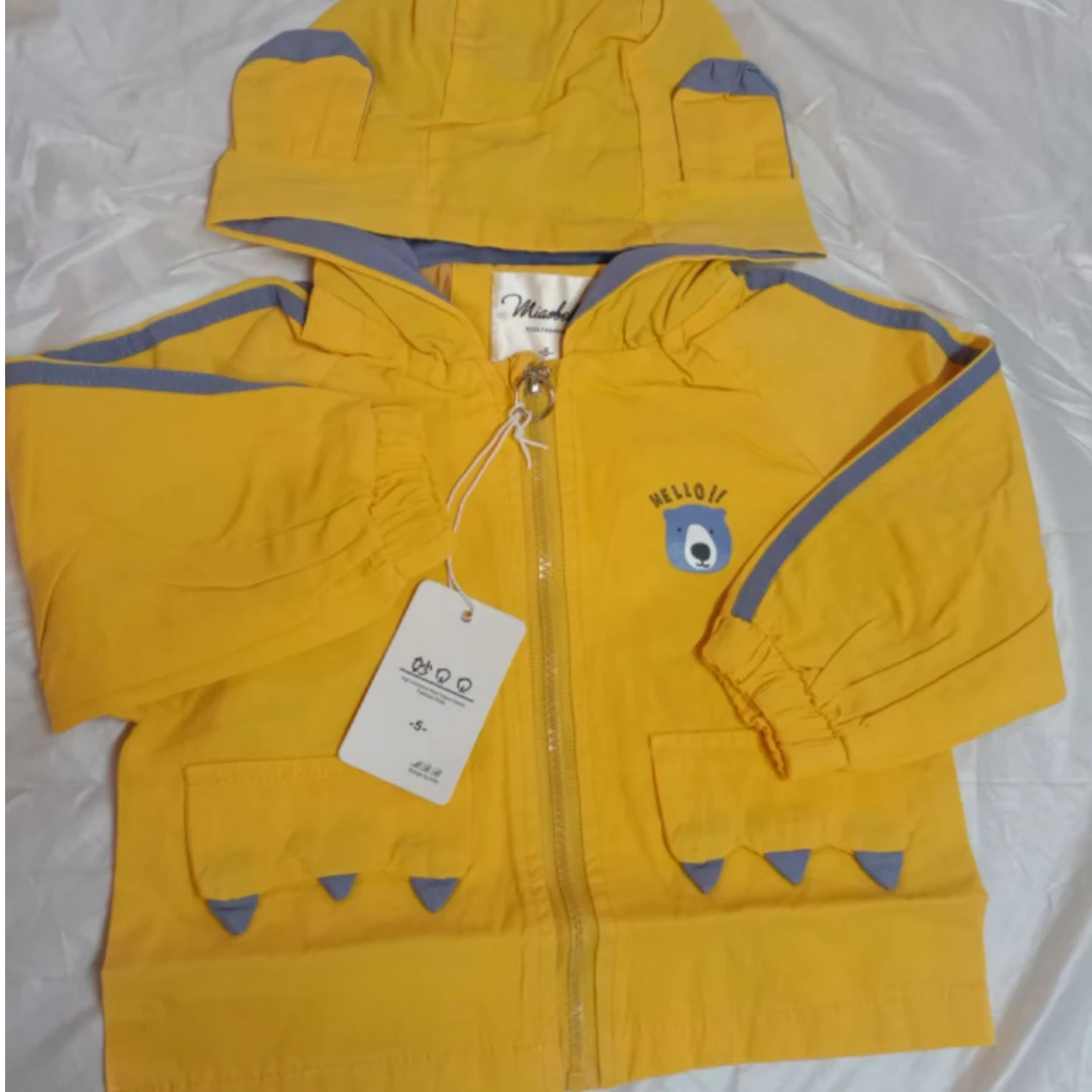 春秋季男女宝宝休闲装运动时尚连帽