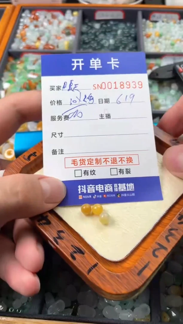 翡翠未镶嵌颈饰A****天00018939