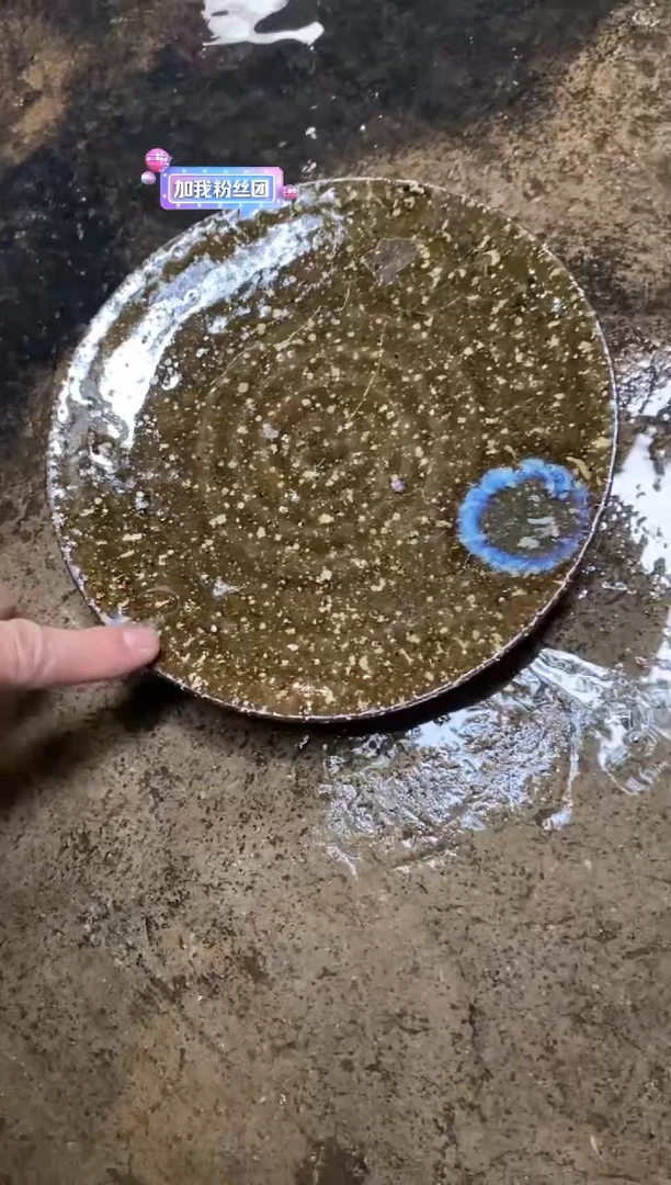 浪鬼柴烧-釉绘系列用****0盘子