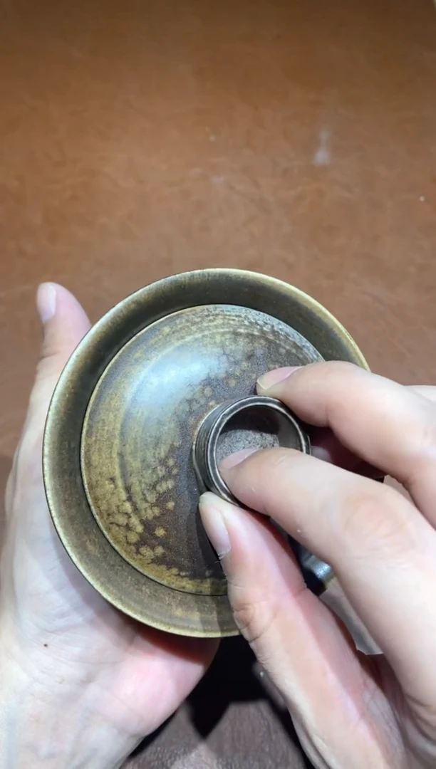 奢瓷/瑞寅柴烧茶器（盖碗）852