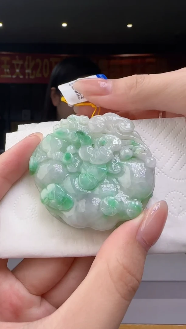 翡翠未镶嵌颈饰CC@@960Q3J17651