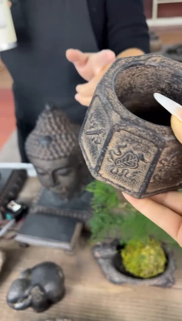 陶土【火山泥】八宝井