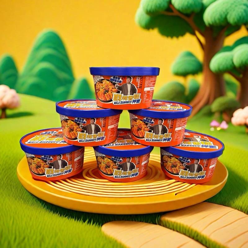 【辣小浪】午餐肉麻辣香锅拌面韧劲十足老式宵夜必备