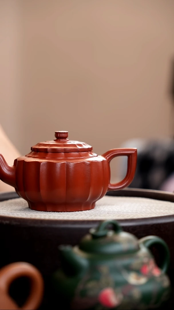 茶壶紫砂朱泥繁花似锦