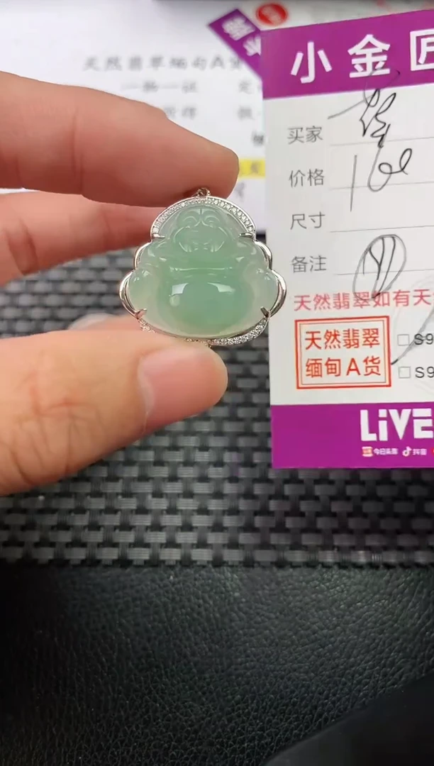 翡翠银S925镶嵌颈饰·