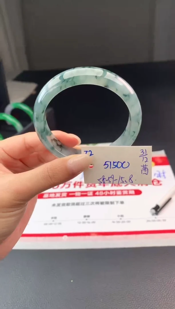 未镶嵌手镯翡翠假一赔三   手镯