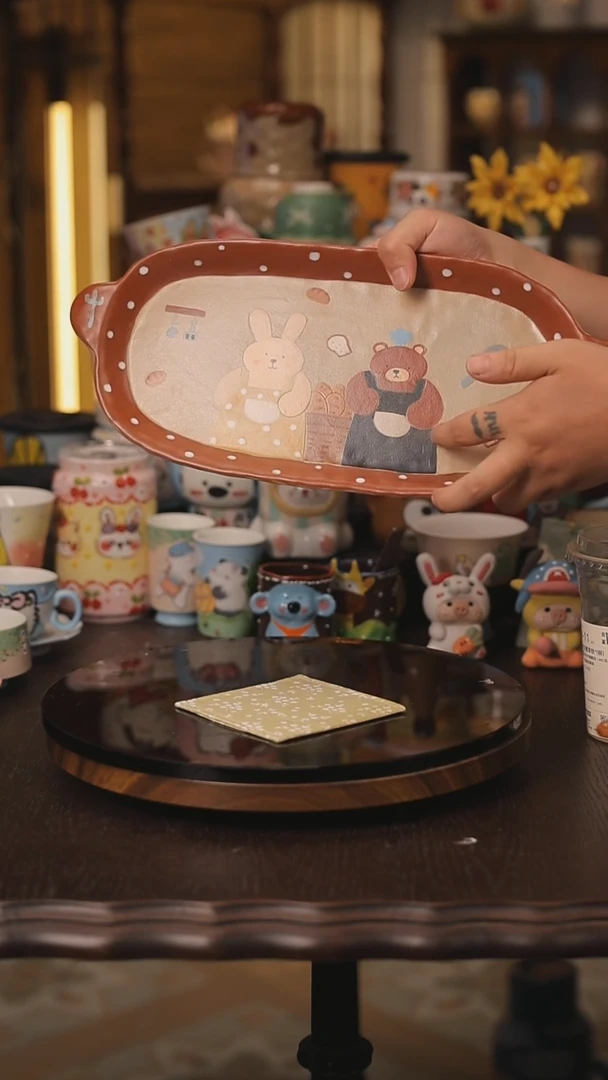 景德镇釉下彩绘设计师款式陶瓷