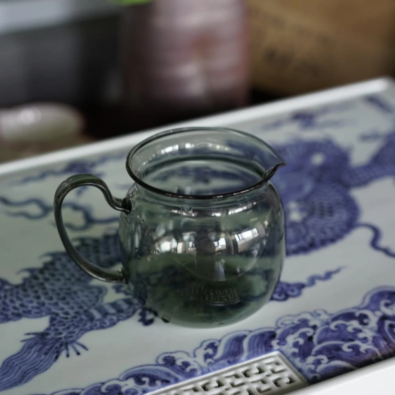 高硼硅耐热玻璃分茶器圆满公道杯