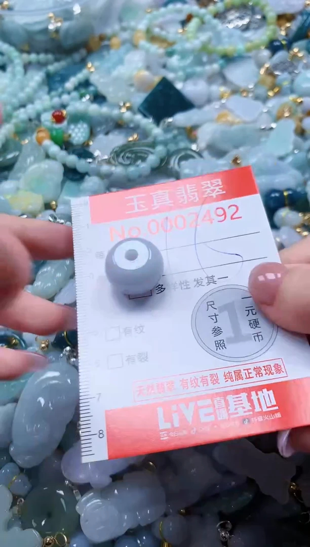 翡翠未镶嵌吊坠(不含链)2492