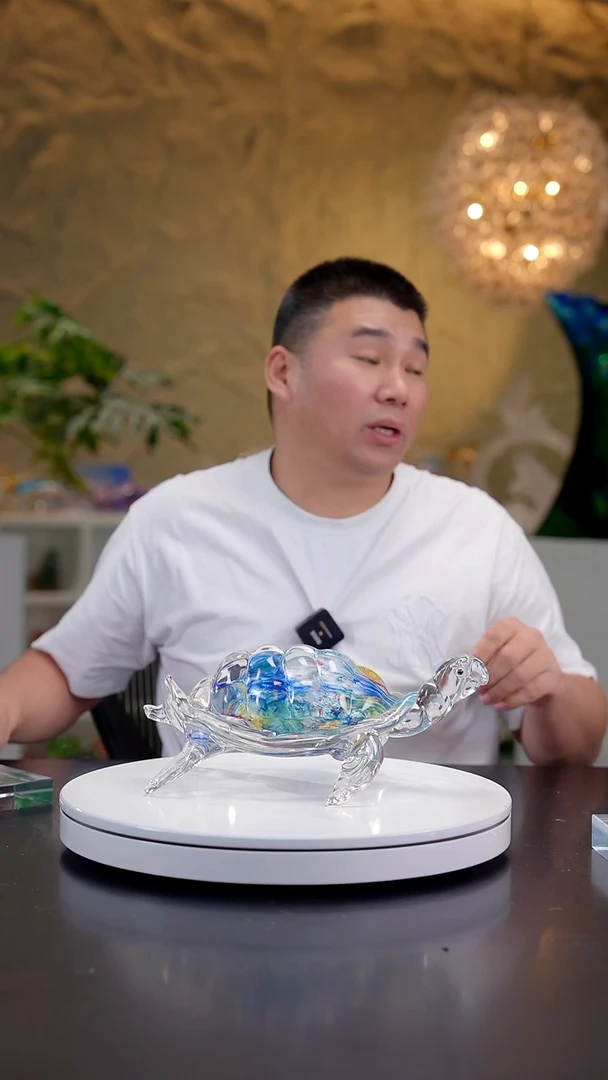 摆件莫奈花园海龟摆件