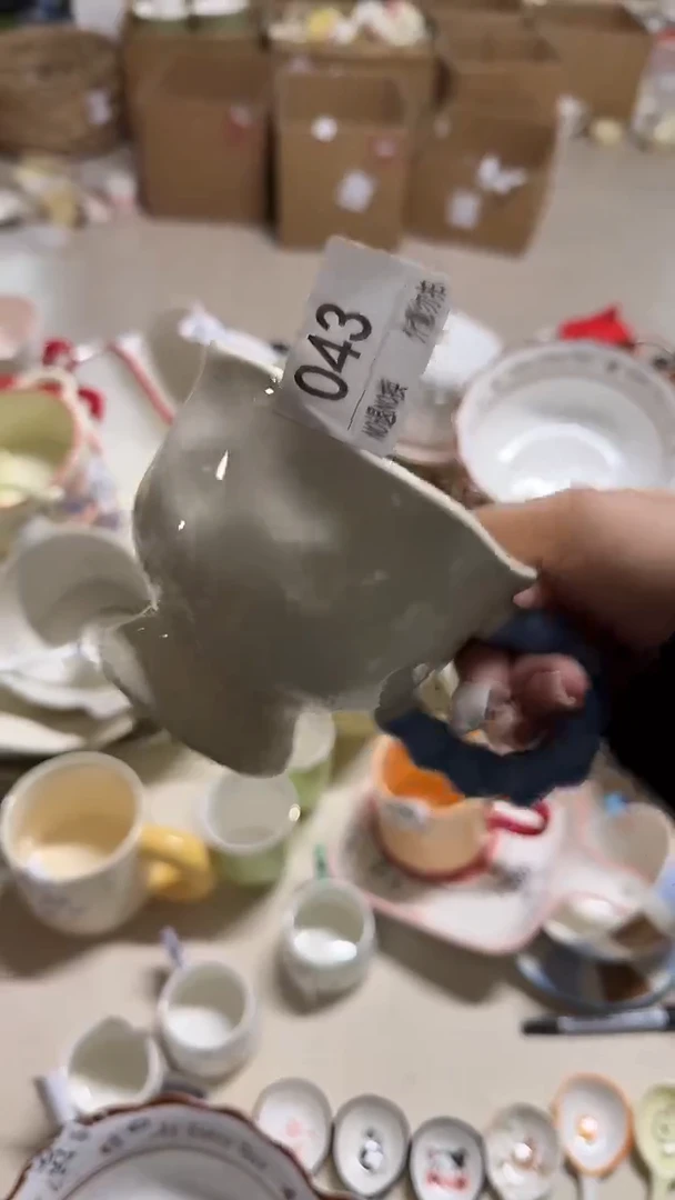 陶瓷手柄款微瑕四单包邮043