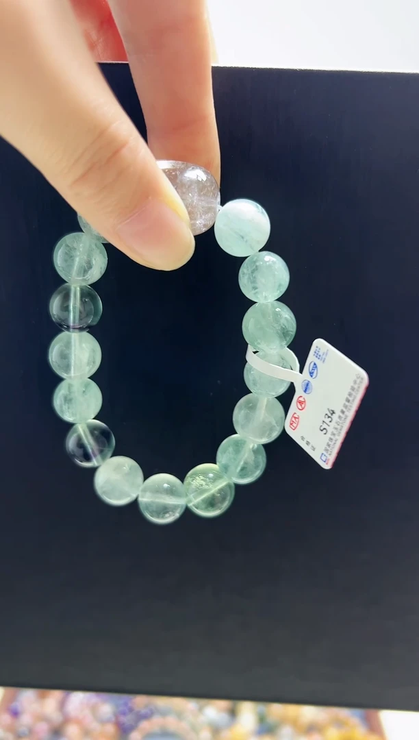 未镶嵌手链水晶绿萤石多宝手链A4