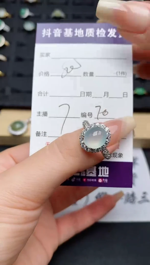 翡翠银S925镶嵌颈饰1