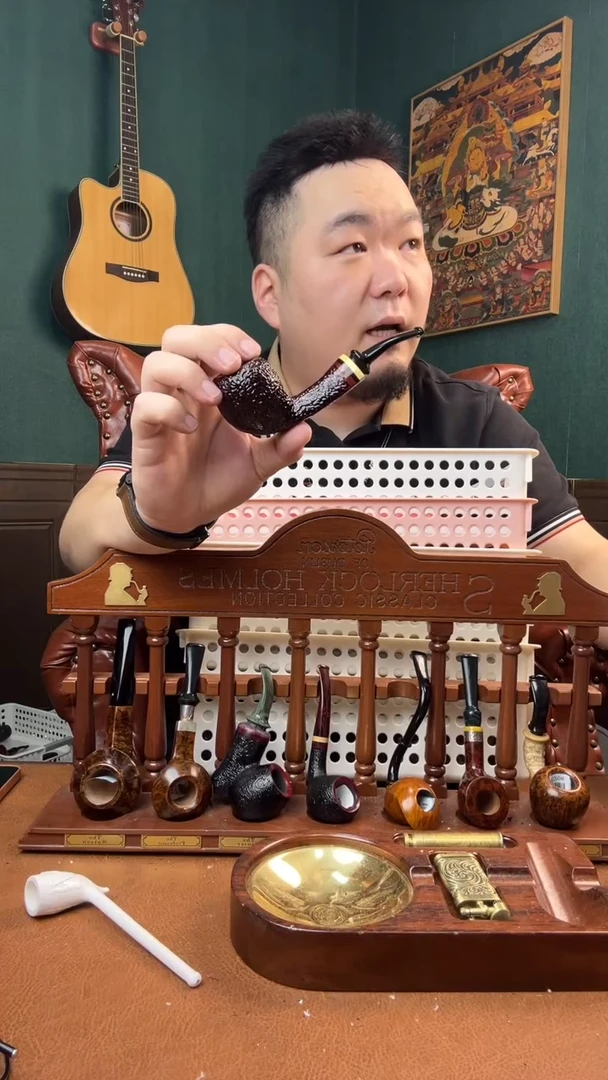 石楠木木雕款意大利进口石楠木烟斗