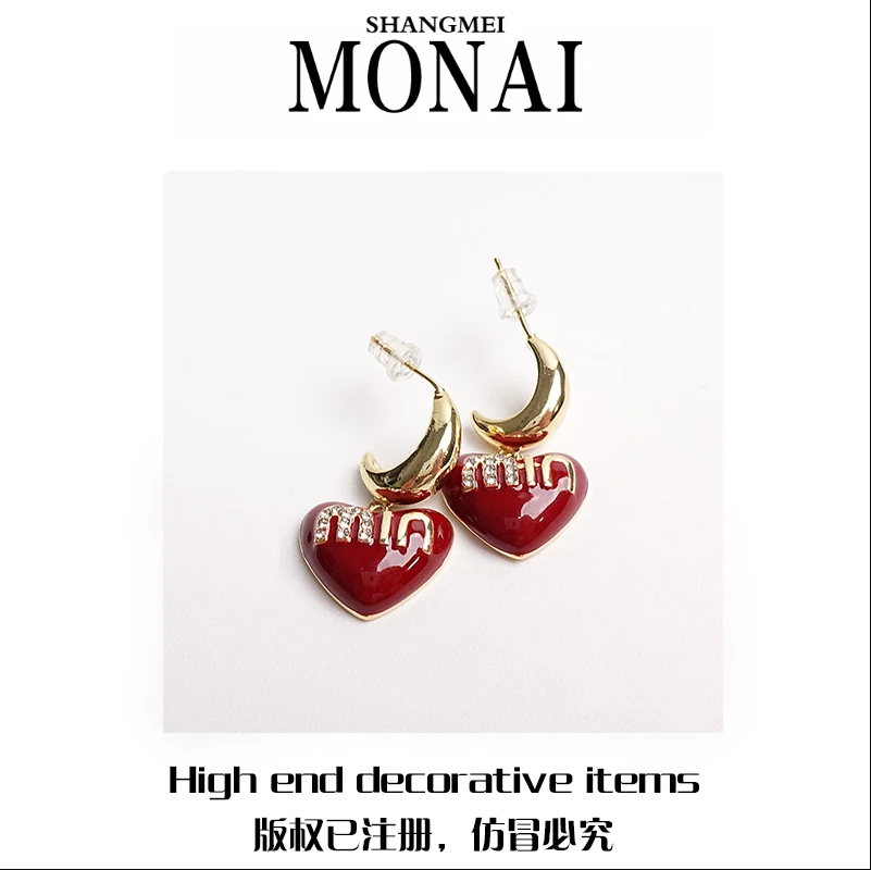 铜合金锆石耳饰 YUUCHENN      个性女士耳钉