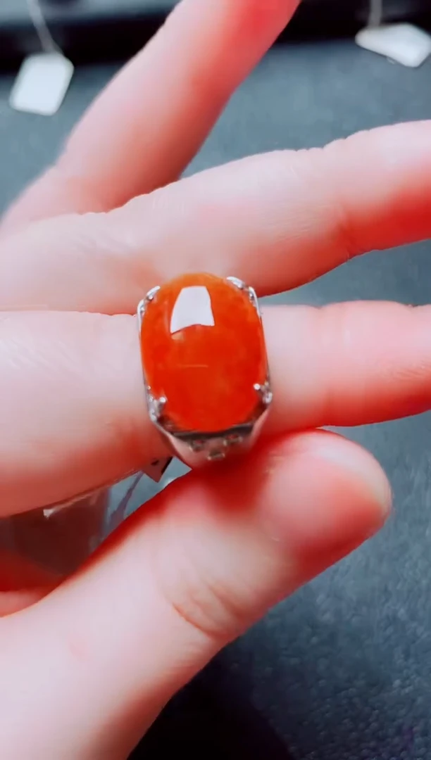 银S925镶嵌戒指翡翠111