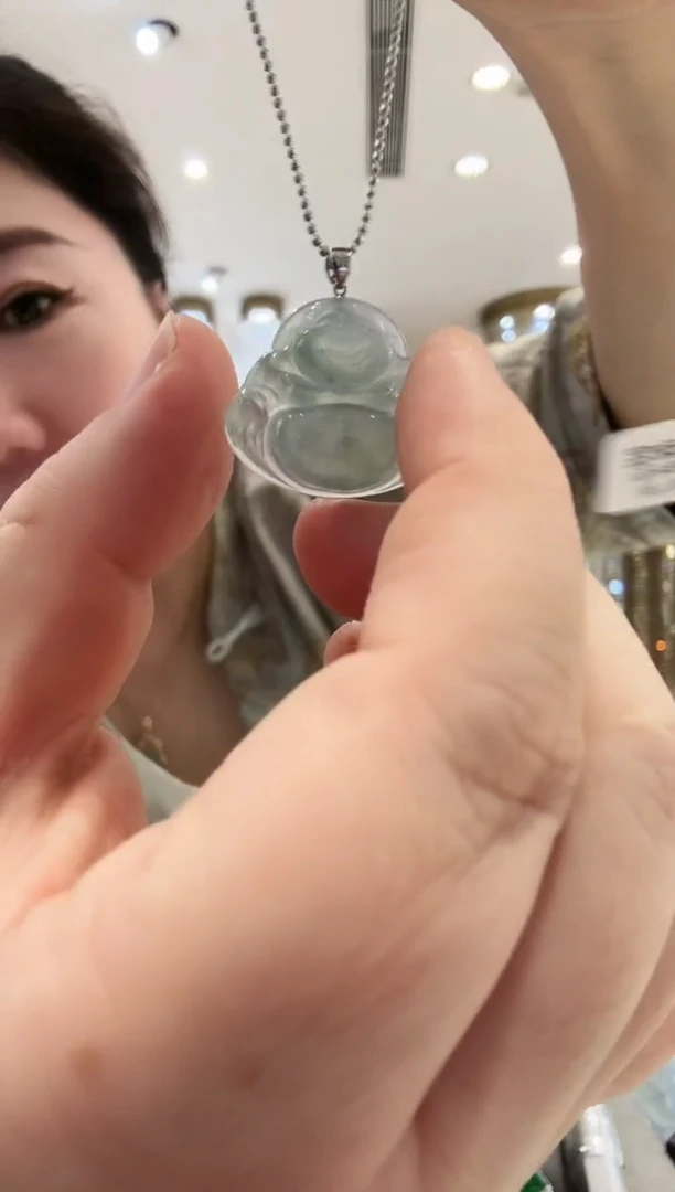 颈饰18K金镶嵌翡翠【1】多样性发一佛公