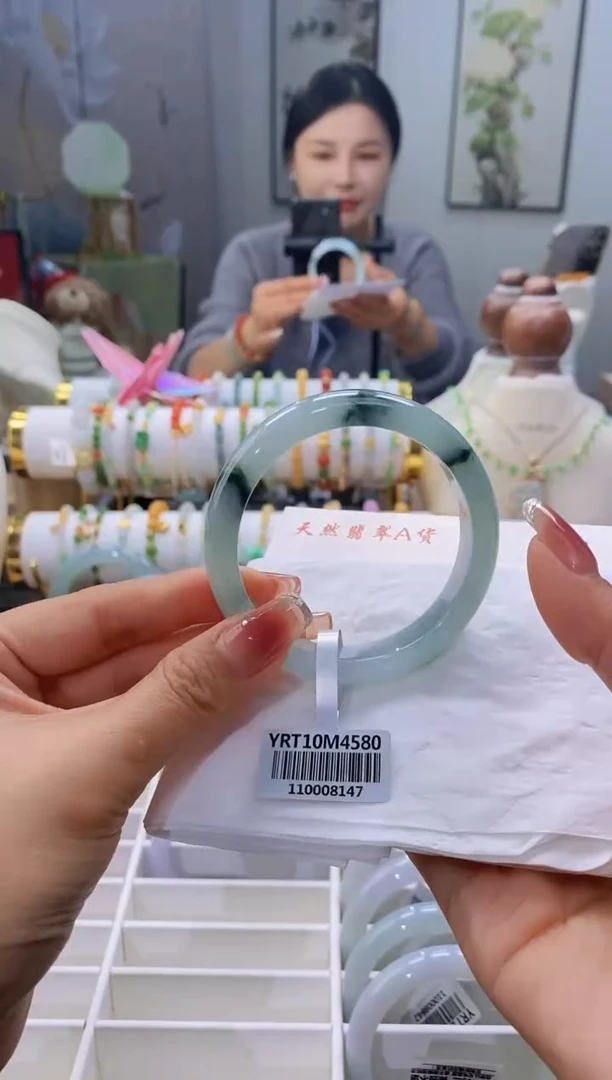 未镶嵌手镯翡翠114号57.3/11.9*8.1