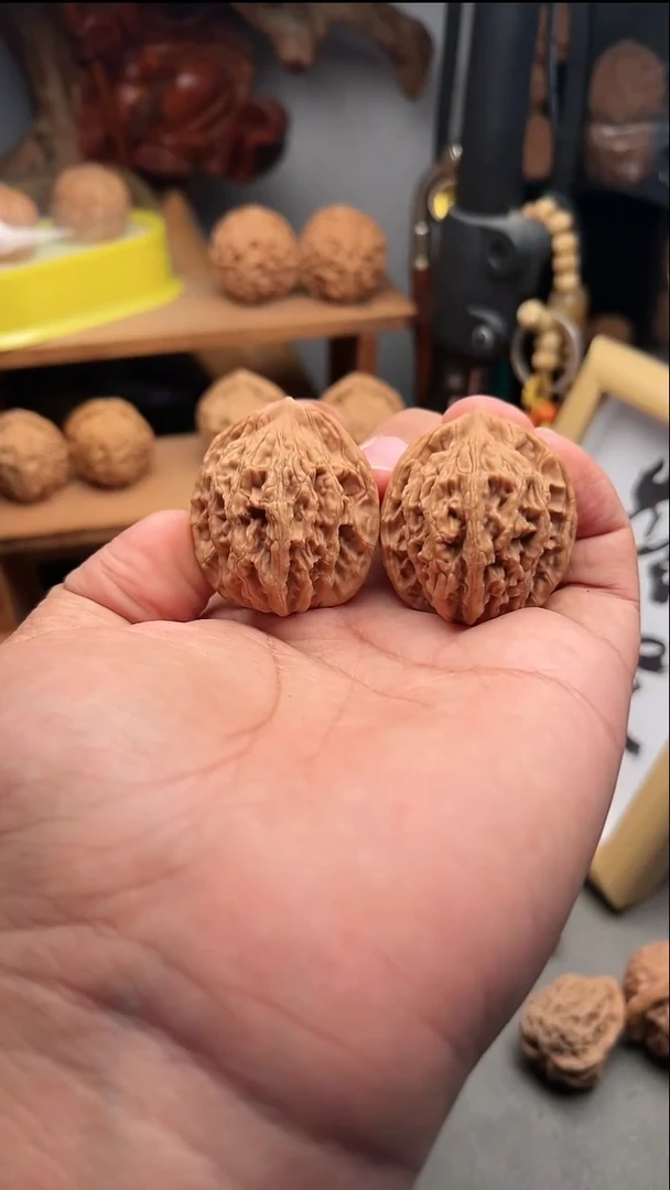 吊坠文玩核桃虎头38