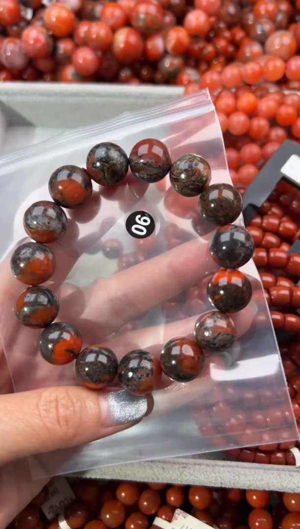 未镶嵌手串南红玛瑙14+