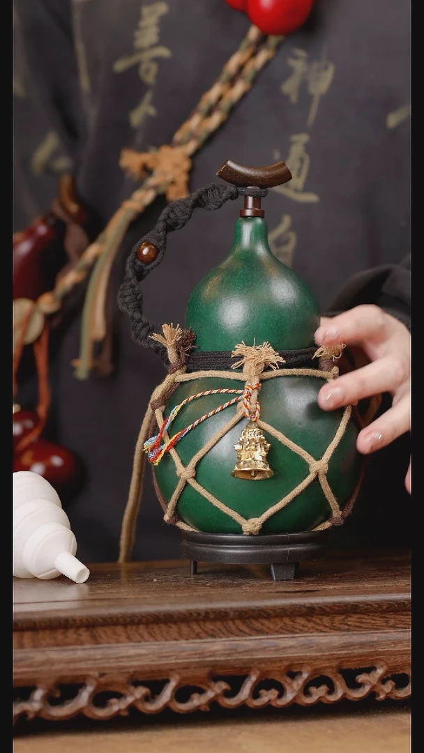 207号精品天然大漆酒葫芦一物一拍~