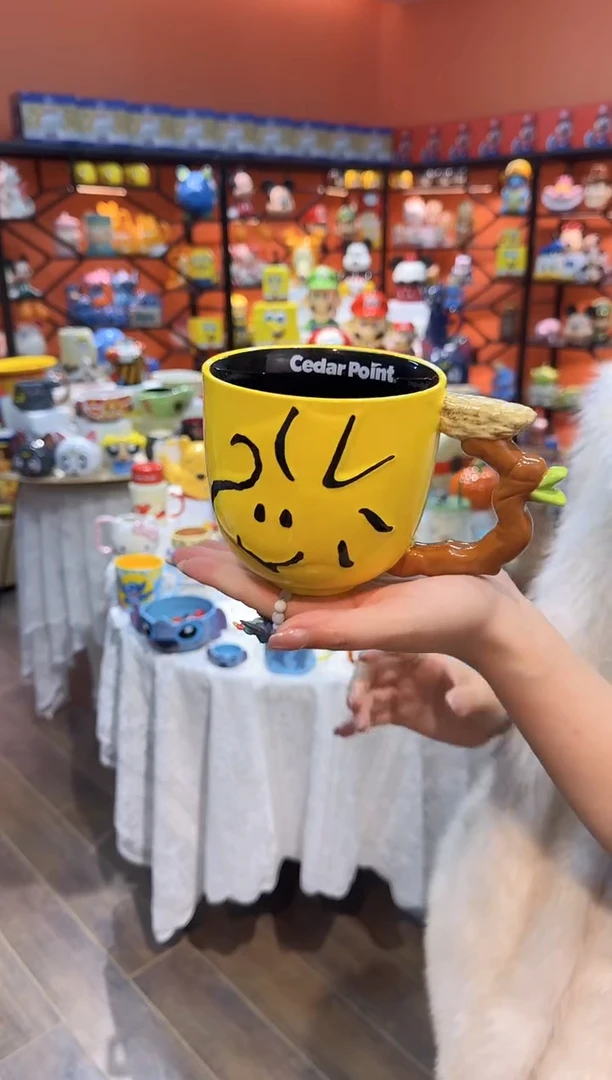 瓷片@@幸福一家人塔克陶瓷杯