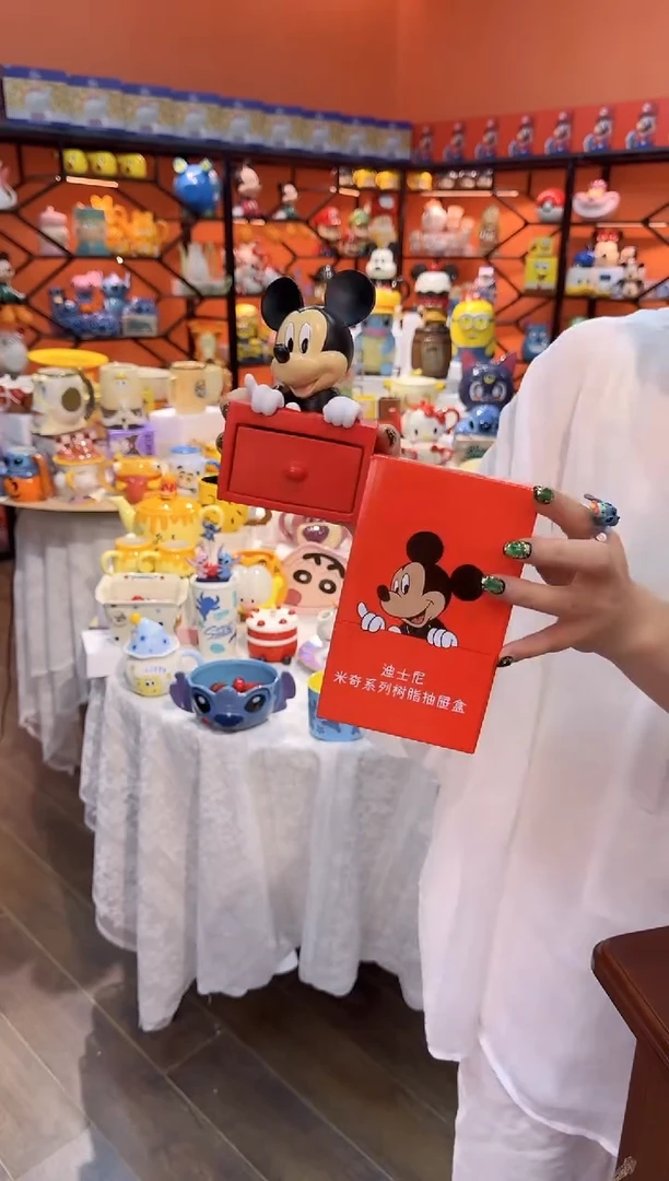 瓷片@@米奇抽屉首饰盒（礼盒）