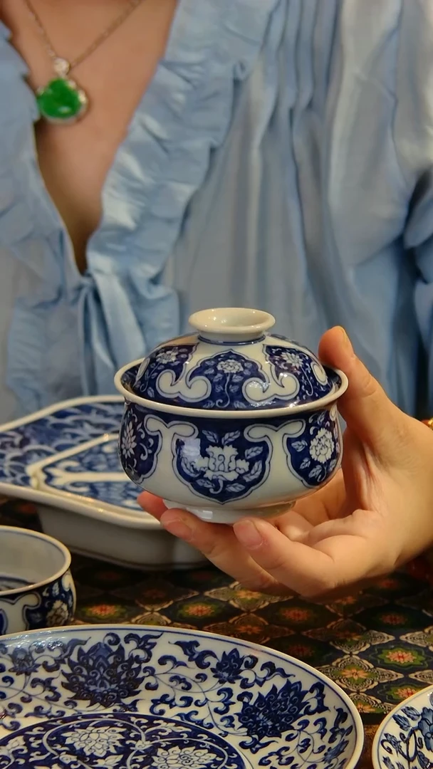 娜***立茶具盖碗。。。。。。。。