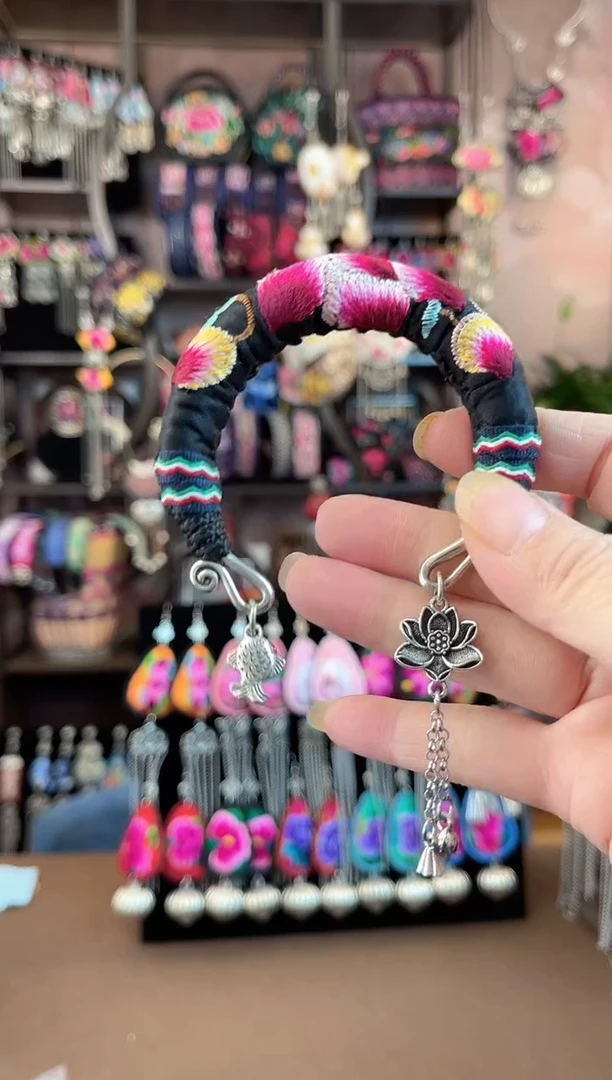 织绣 民族风手工非遗老绣饰品520