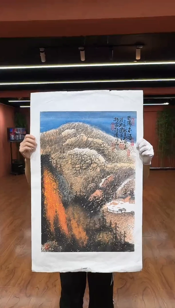 国画孙桂国老师作品，带合影证书14-26