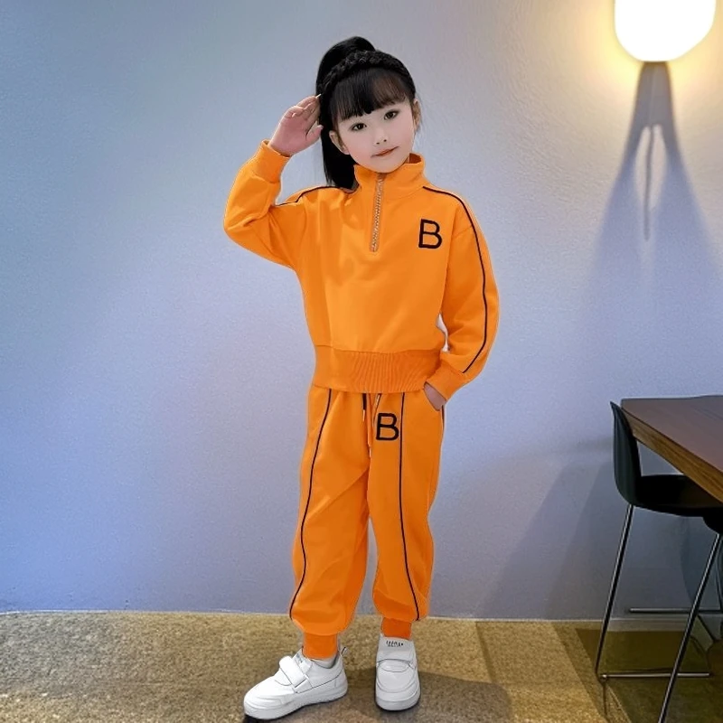 女童套装春秋款2025新款元气活力童装女孩春季衣服儿童春装两件套