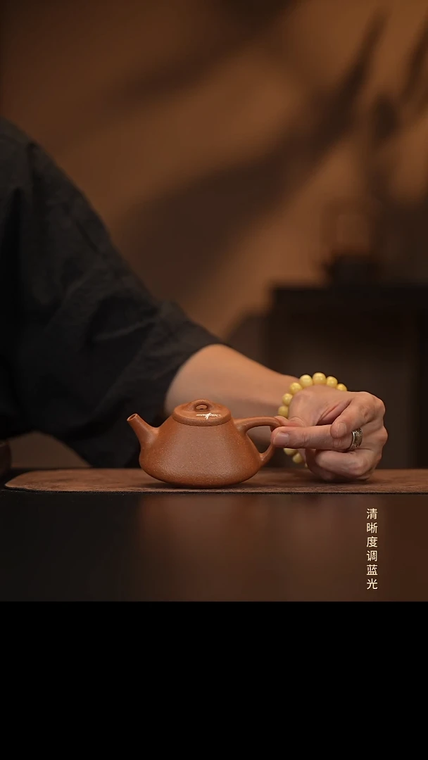允禾斋  紫砂壶 （微瑕）子冶  青降坡