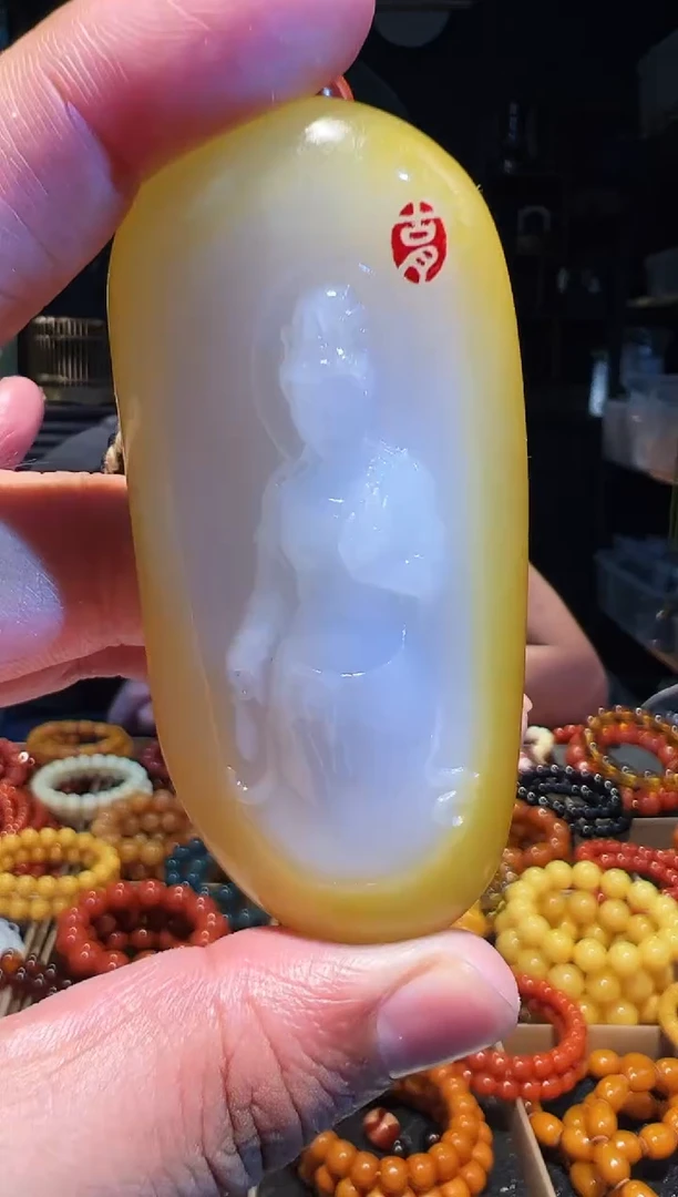 手串未镶嵌和田玉挂件