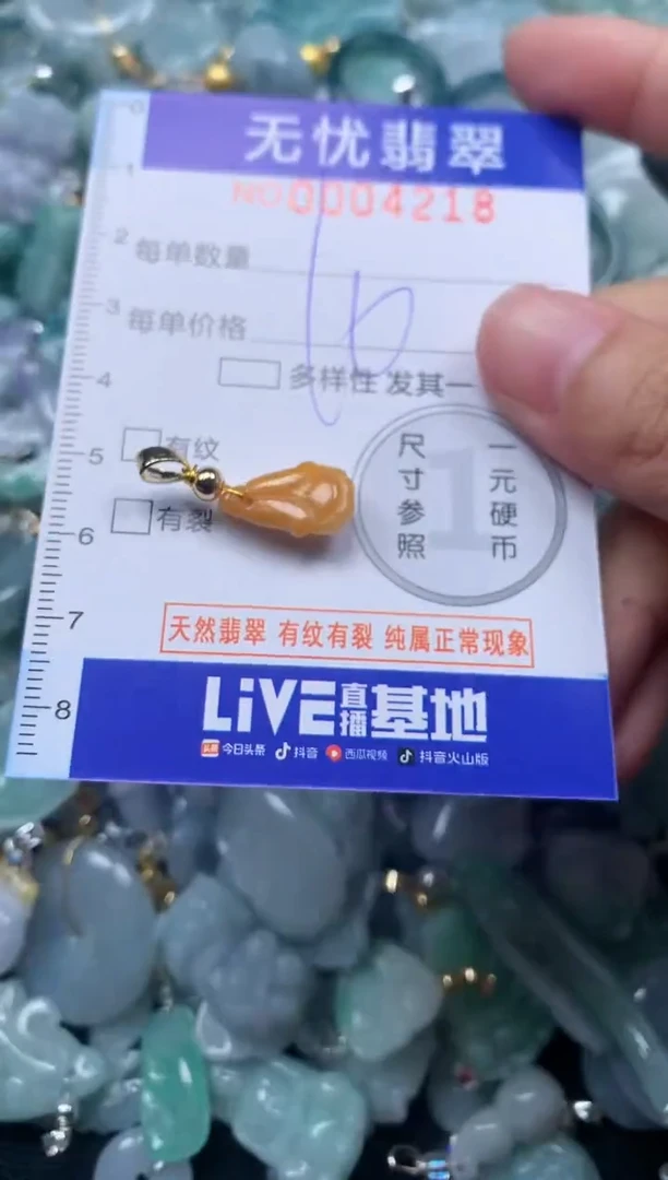 颈饰未镶嵌翡翠4218