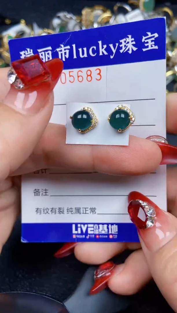 【闪购商品】翡翠颈饰银S925镶嵌5683