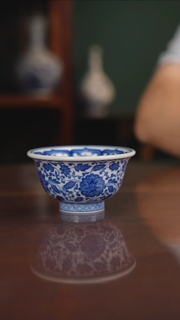 晓月窑青花高端茶具