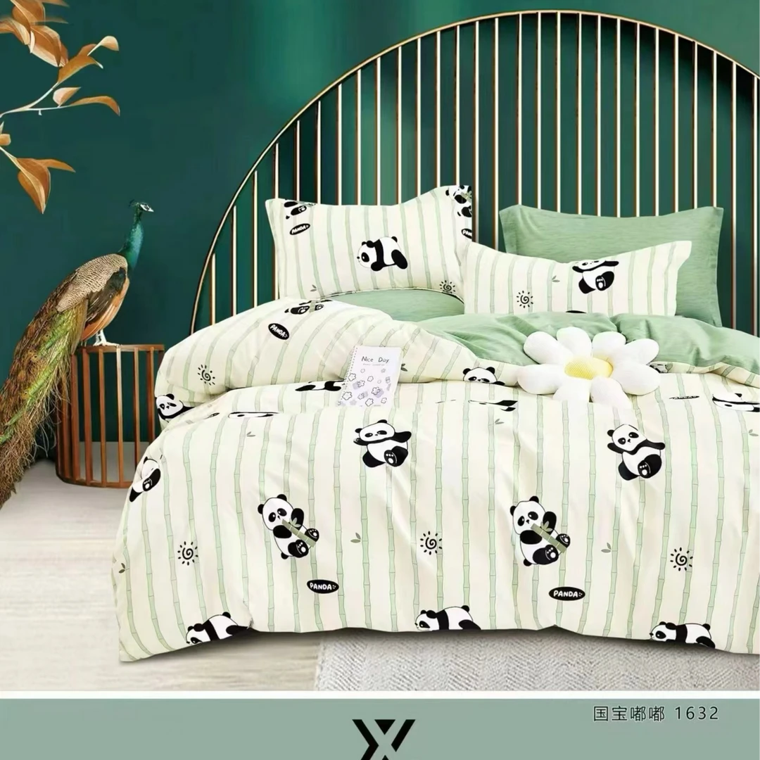 水洗棉夏被--国宝熊猫120*150