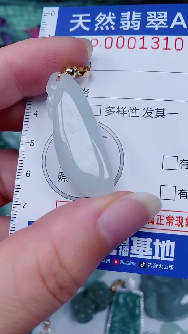 翡翠未镶嵌颈饰00001310