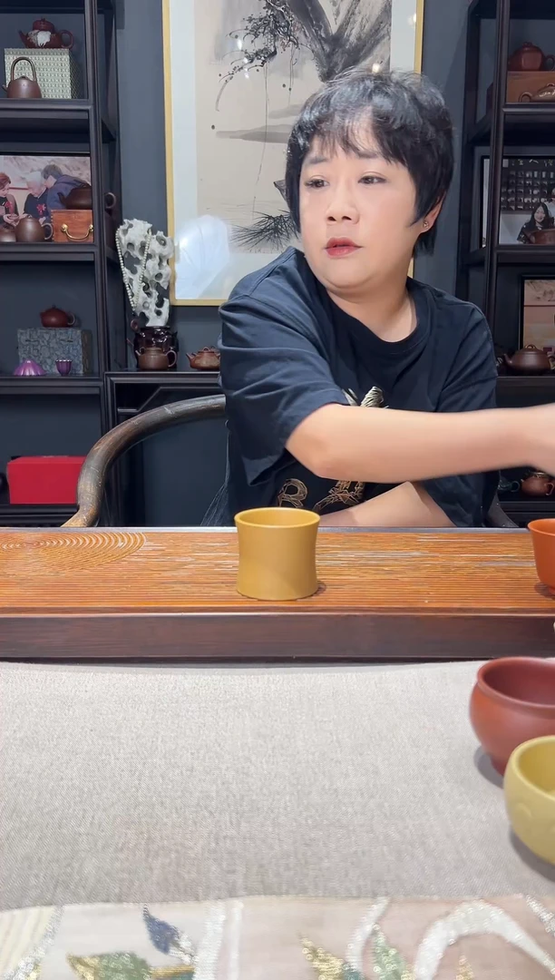 茶壶紫砂黄金段 直桶杯