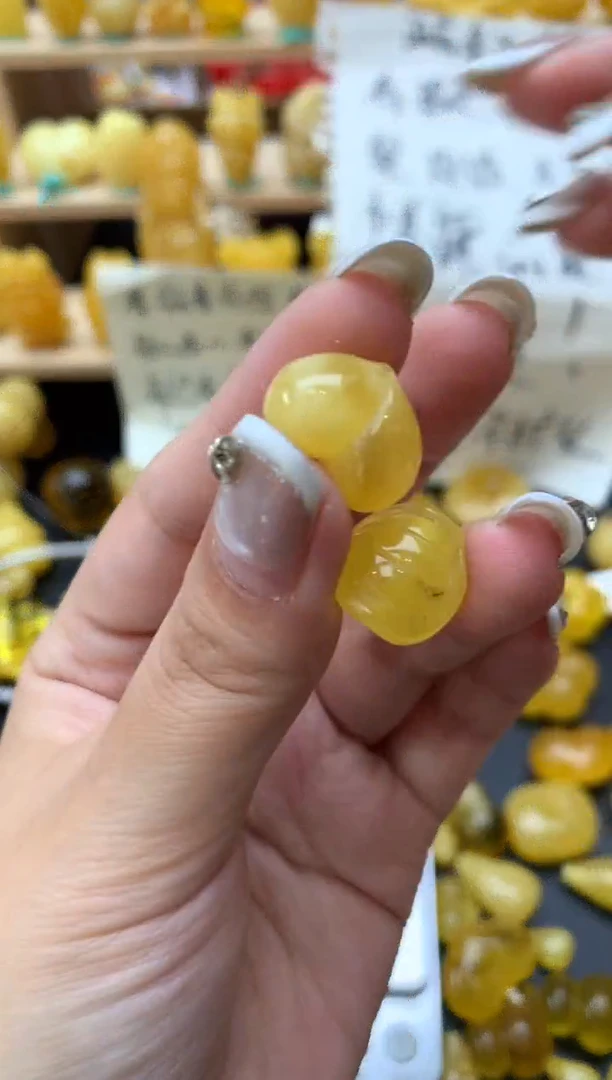 琥珀未镶嵌珠宝奇石103琥珀蜜蜡微瑕