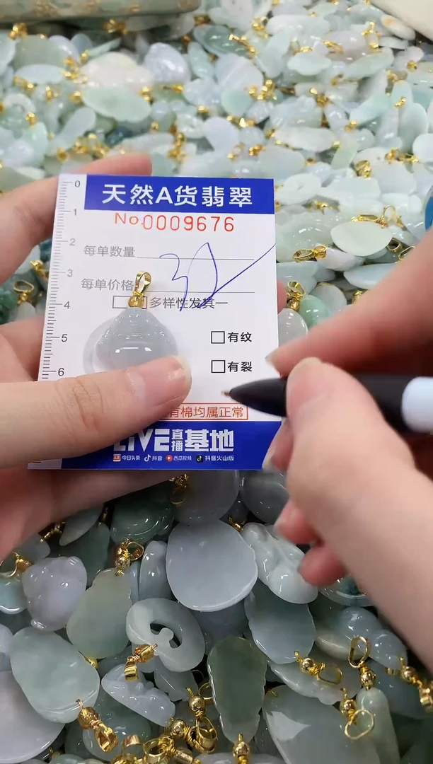 颈饰未镶嵌翡翠纯天然a货翡翠