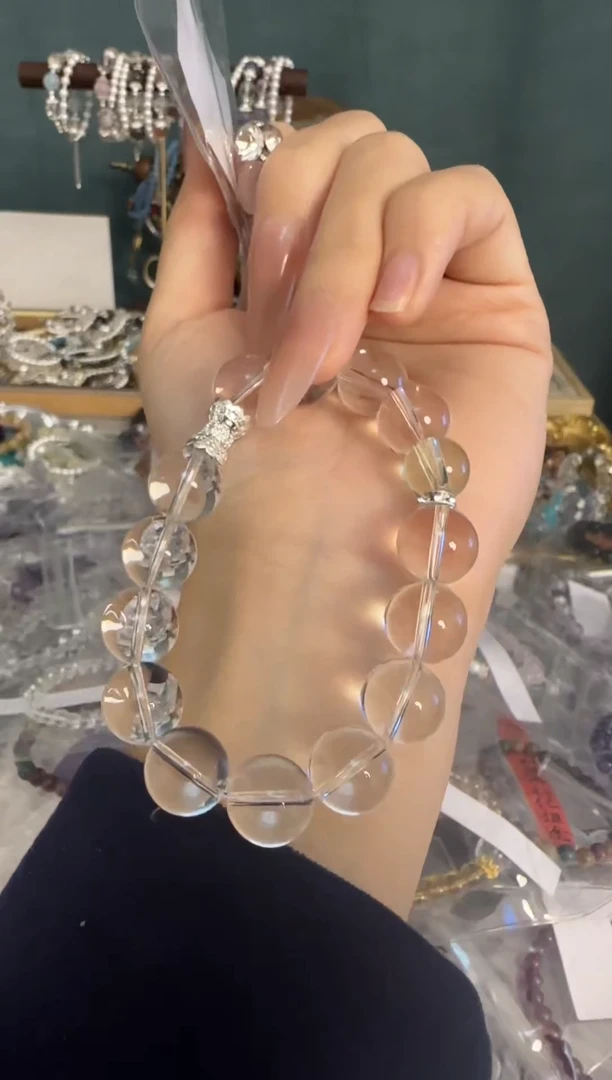 【闪购商品】水晶手链银S925镶嵌水晶 手链 银S925镶嵌